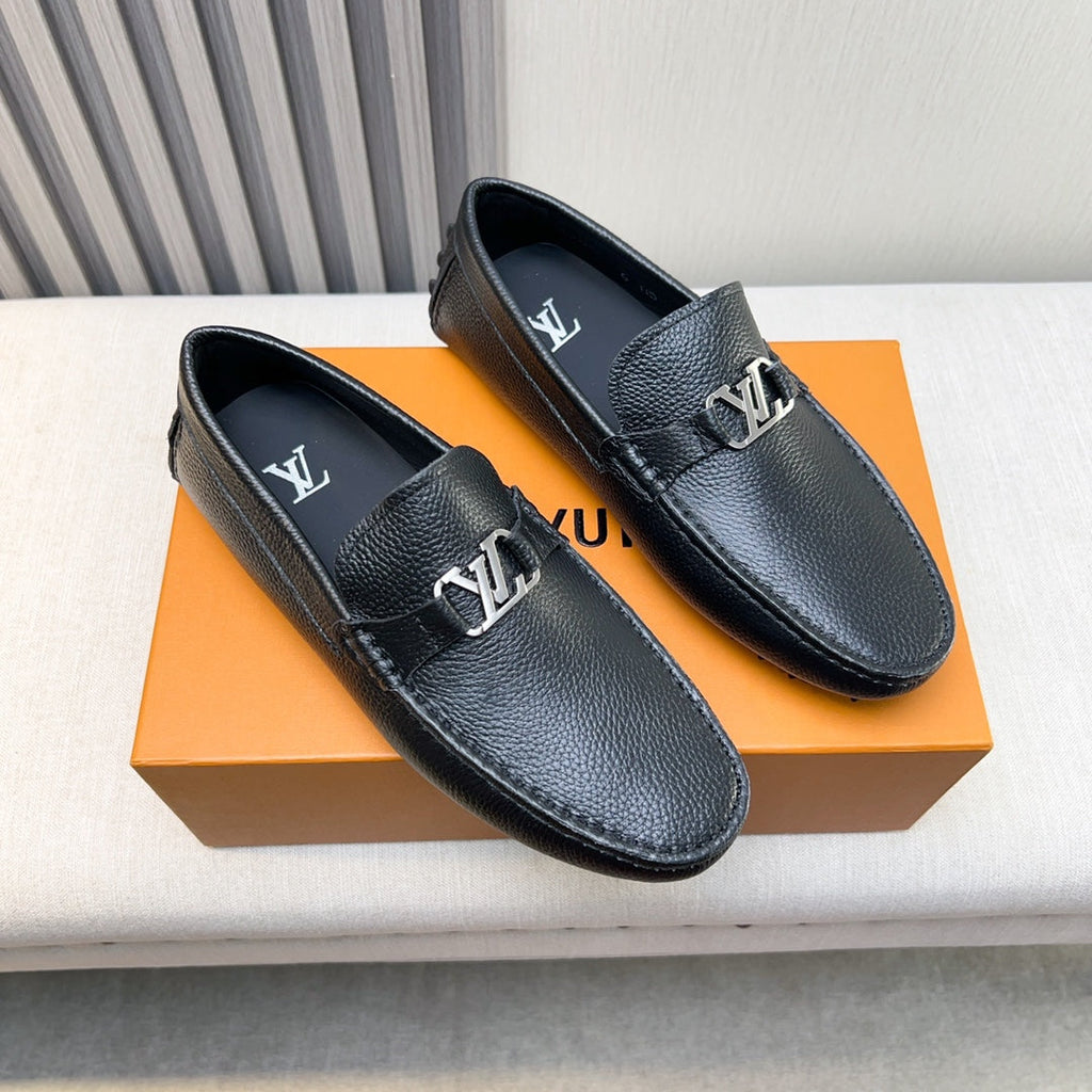 Louis Vuitton Pebbled Leather Driving Shoes