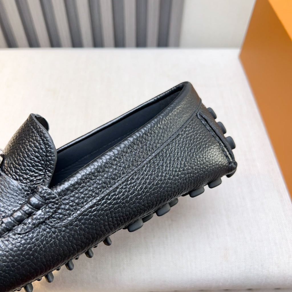 Louis Vuitton Pebbled Leather Driving Shoes