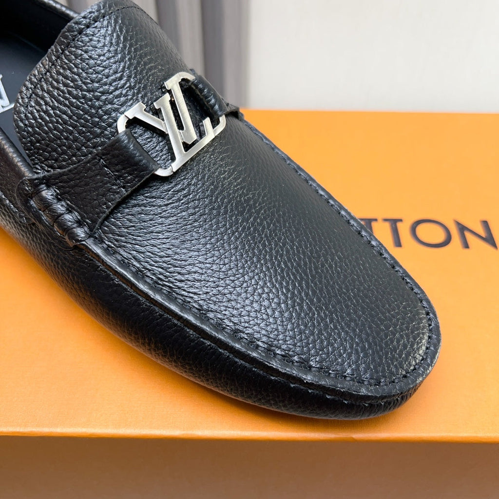 Louis Vuitton Pebbled Leather Driving Shoes