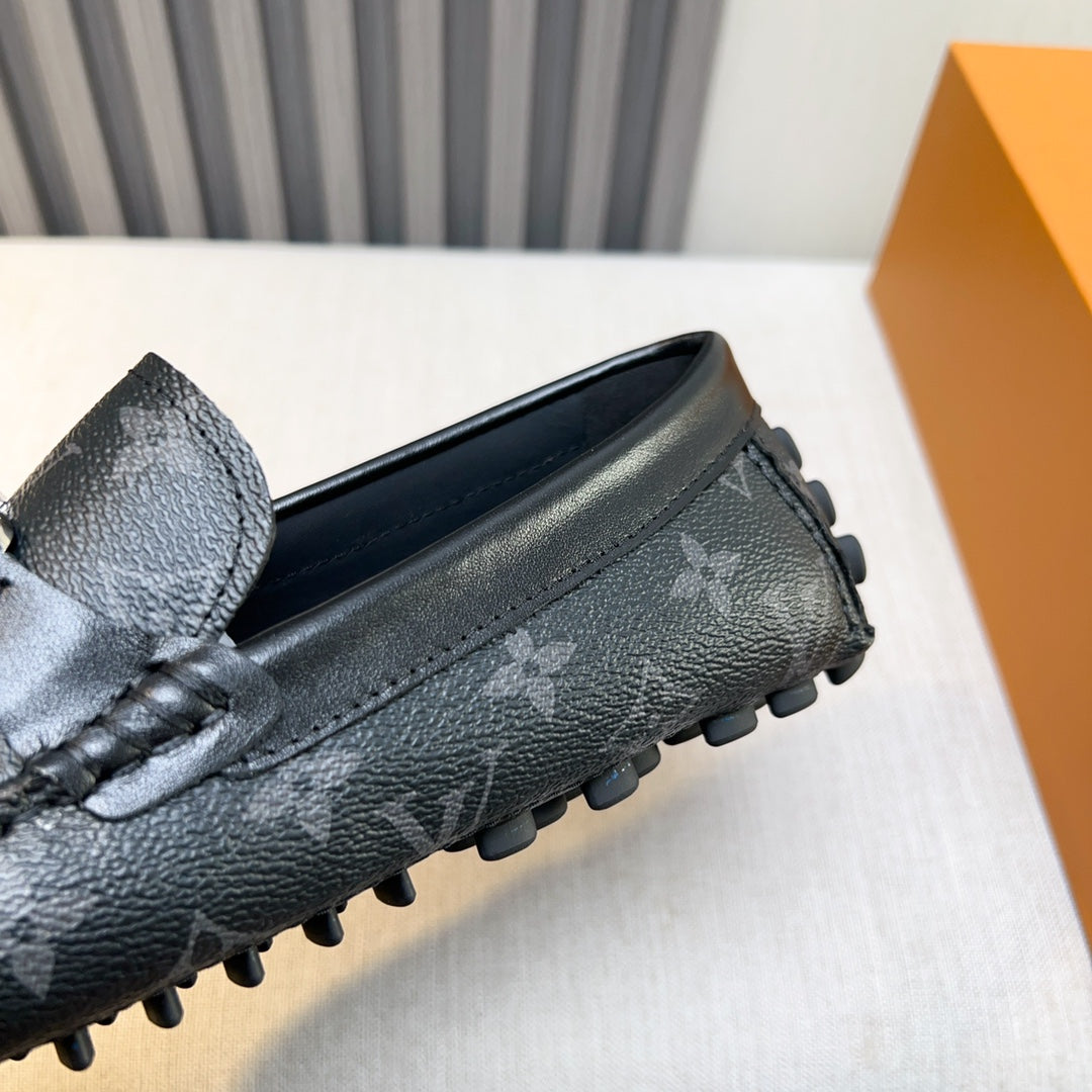 Louis Vuitton Pebbled Leather Driving Shoes