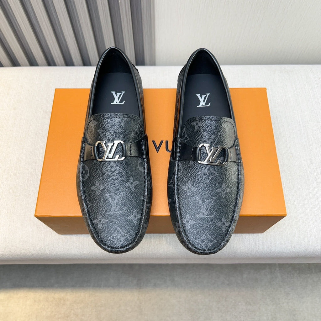 Louis Vuitton Pebbled Leather Driving Shoes