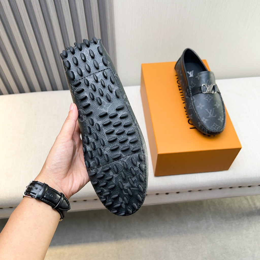 Louis Vuitton Pebbled Leather Driving Shoes