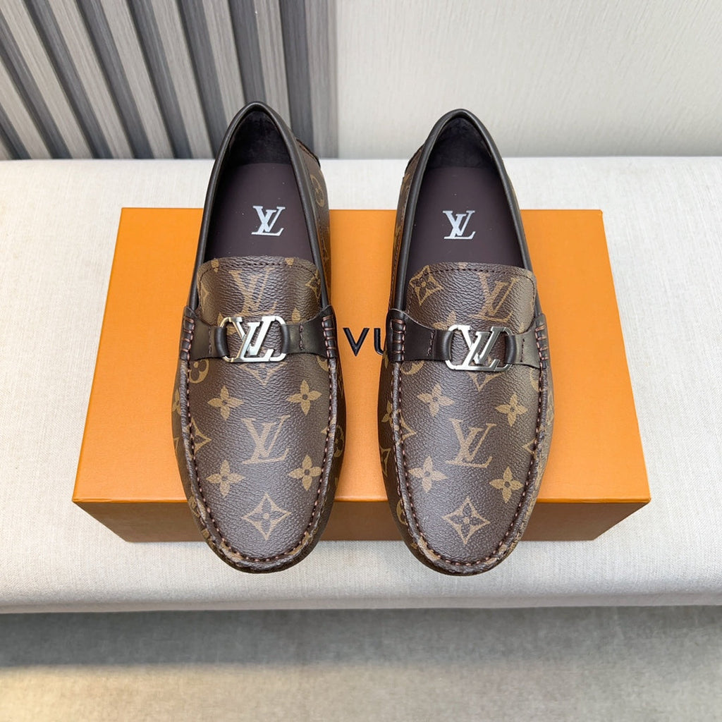 Louis Vuitton Pebbled Leather Driving Shoes