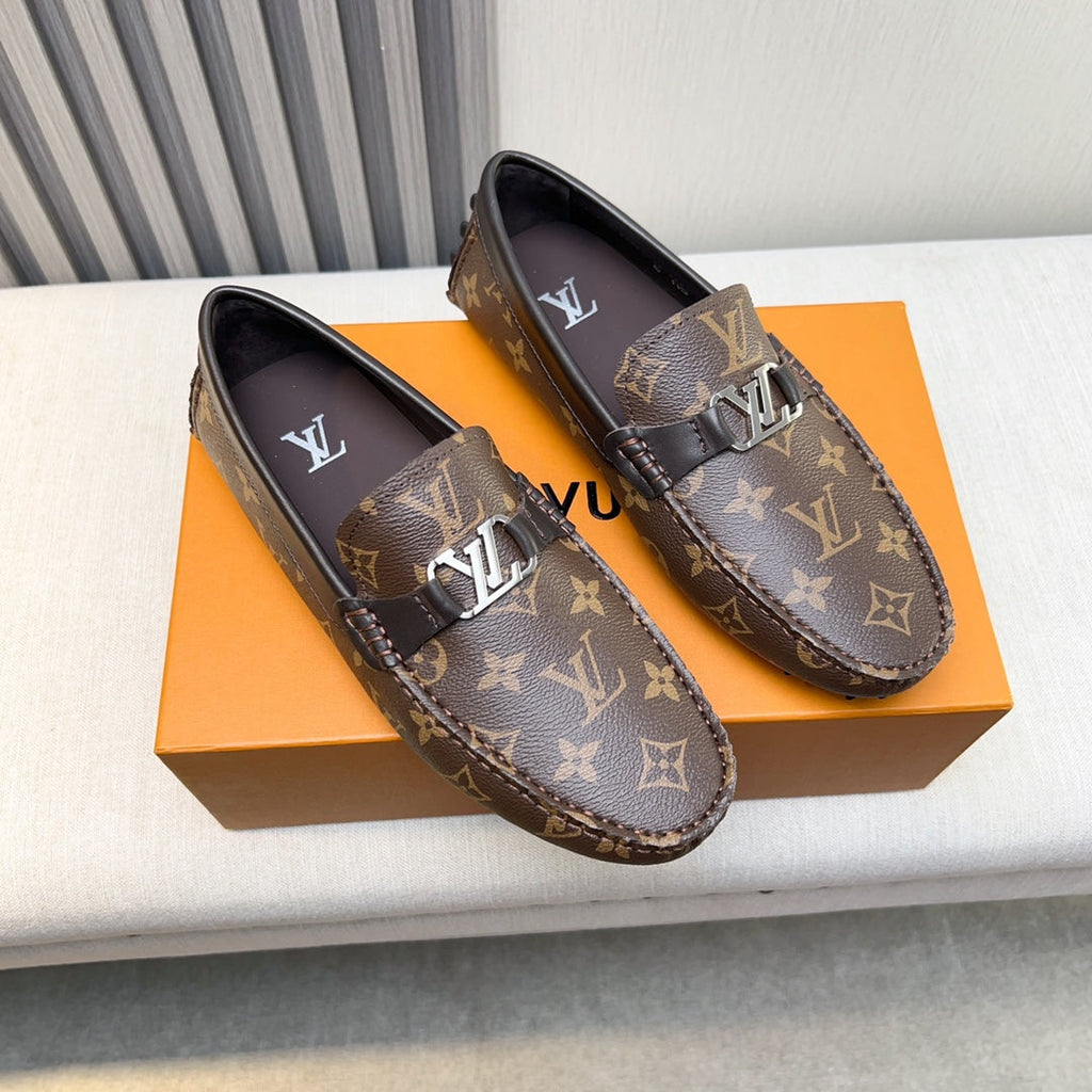 Louis Vuitton Pebbled Leather Driving Shoes