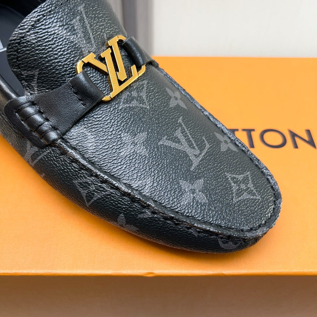 Louis Vuitton Pebbled Leather Driving Shoes