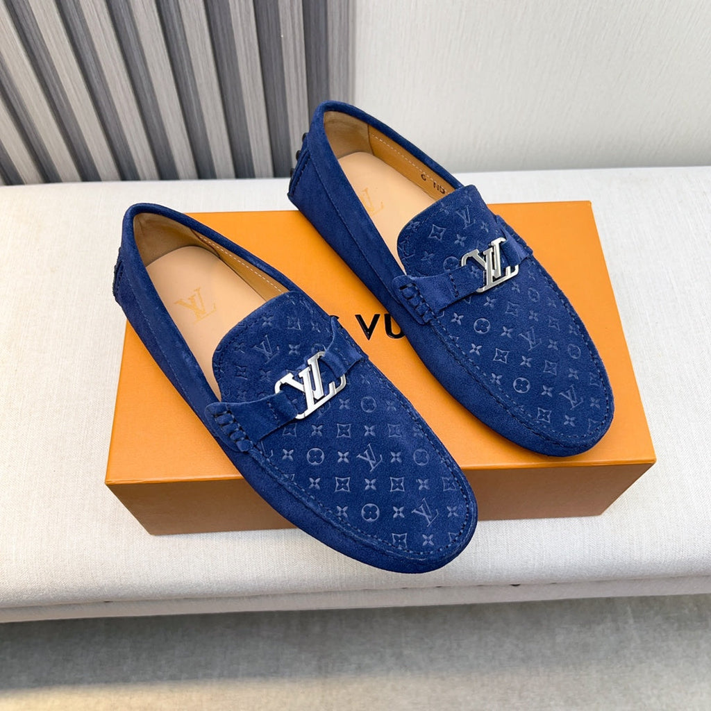 Louis Vuitton Pebbled Leather Driving Shoes