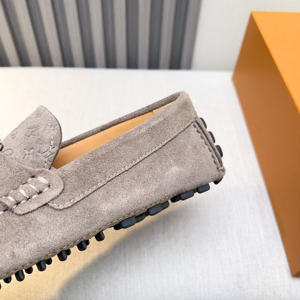 Louis Vuitton Pebbled Leather Driving Shoes
