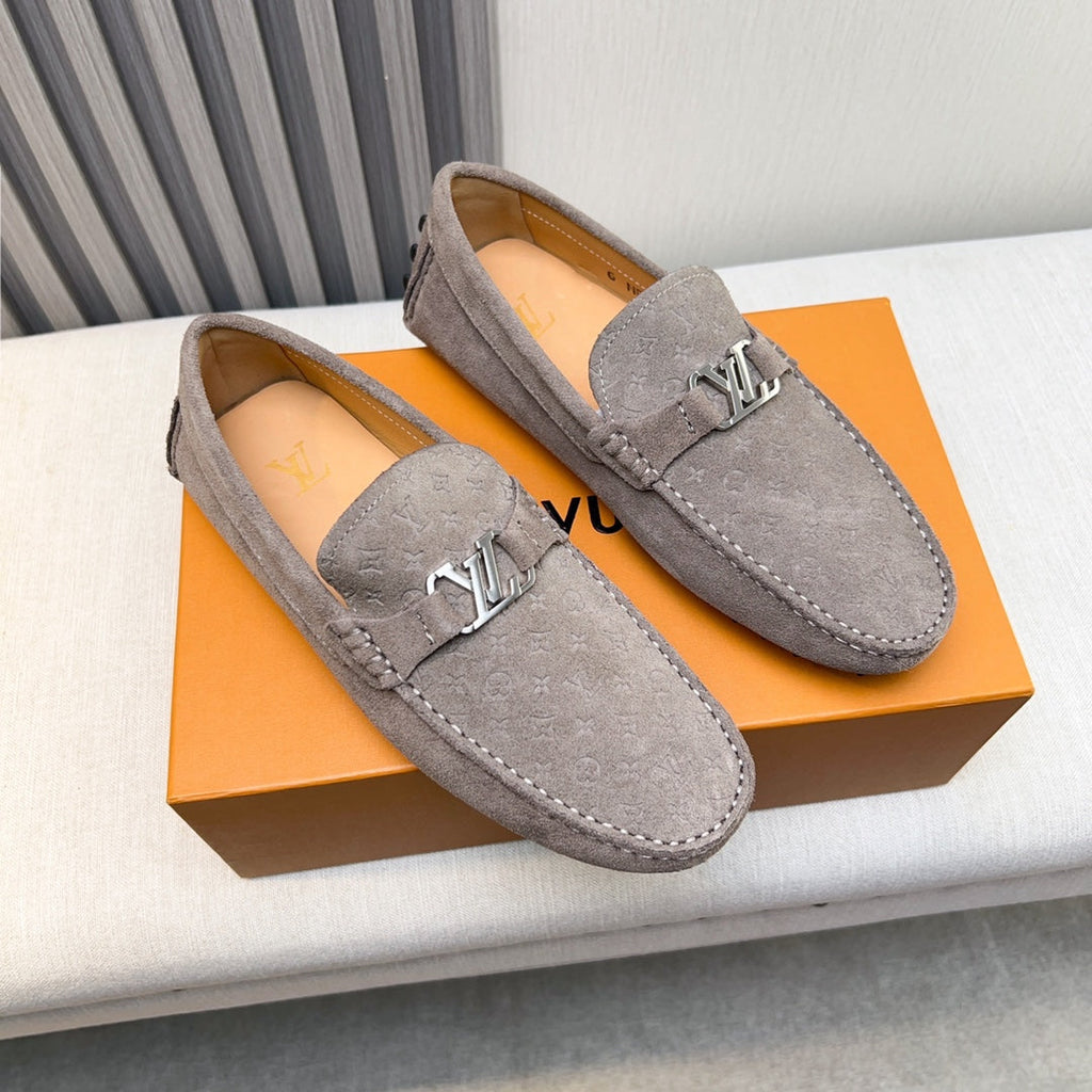Louis Vuitton Pebbled Leather Driving Shoes