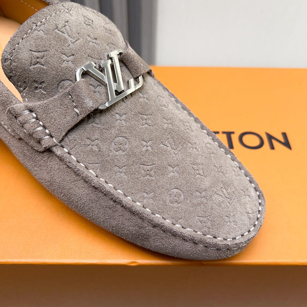 Louis Vuitton Pebbled Leather Driving Shoes
