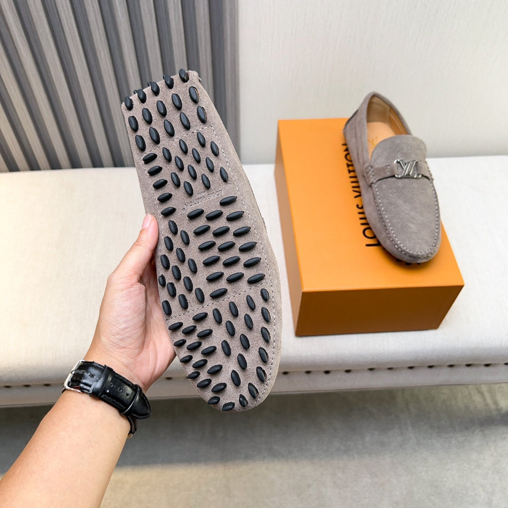 Louis Vuitton Pebbled Leather Driving Shoes
