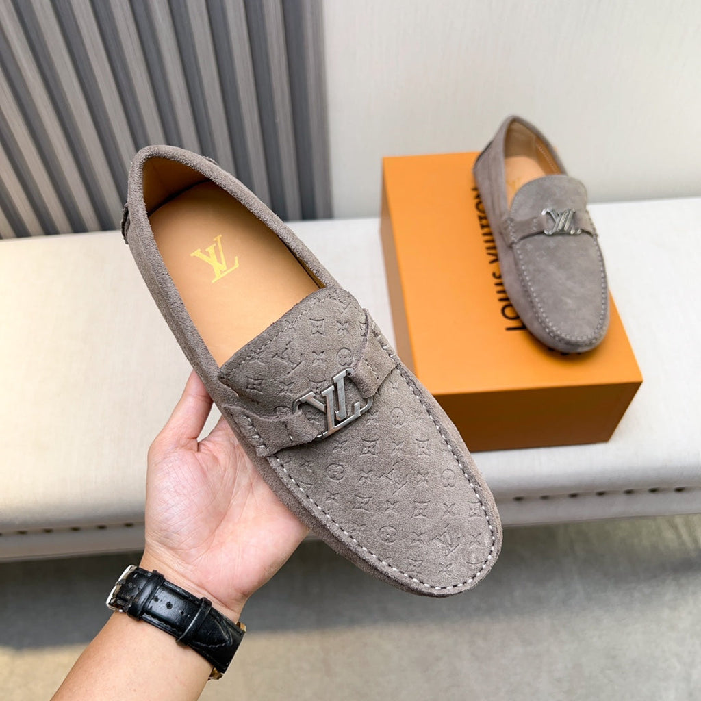 Louis Vuitton Pebbled Leather Driving Shoes