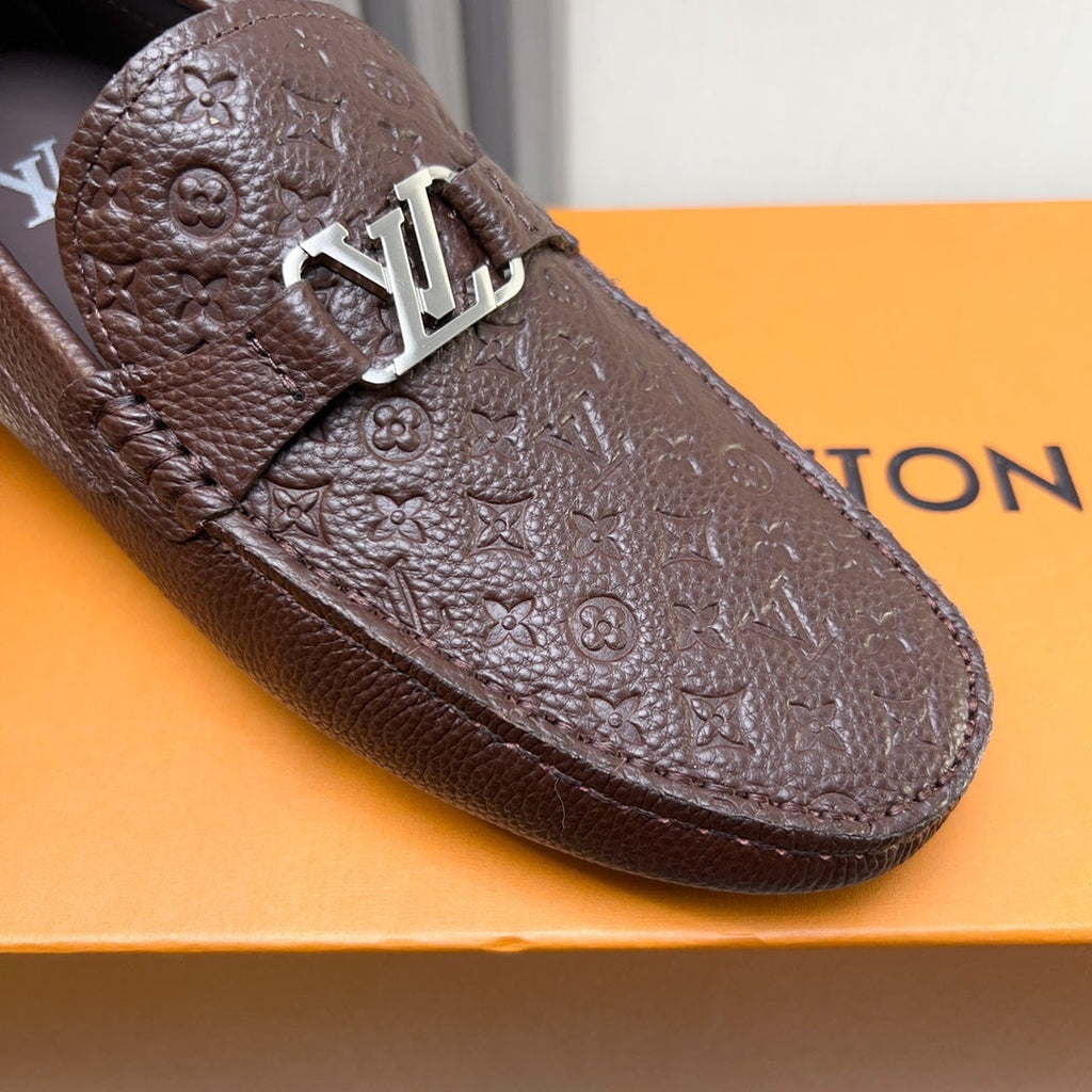 Louis Vuitton Pebbled Leather Driving Shoes