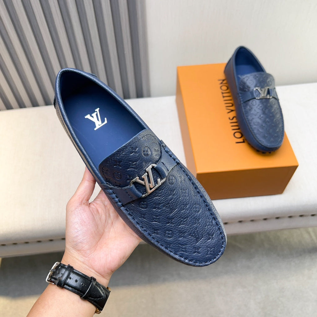 Louis Vuitton Pebbled Leather Driving Shoes