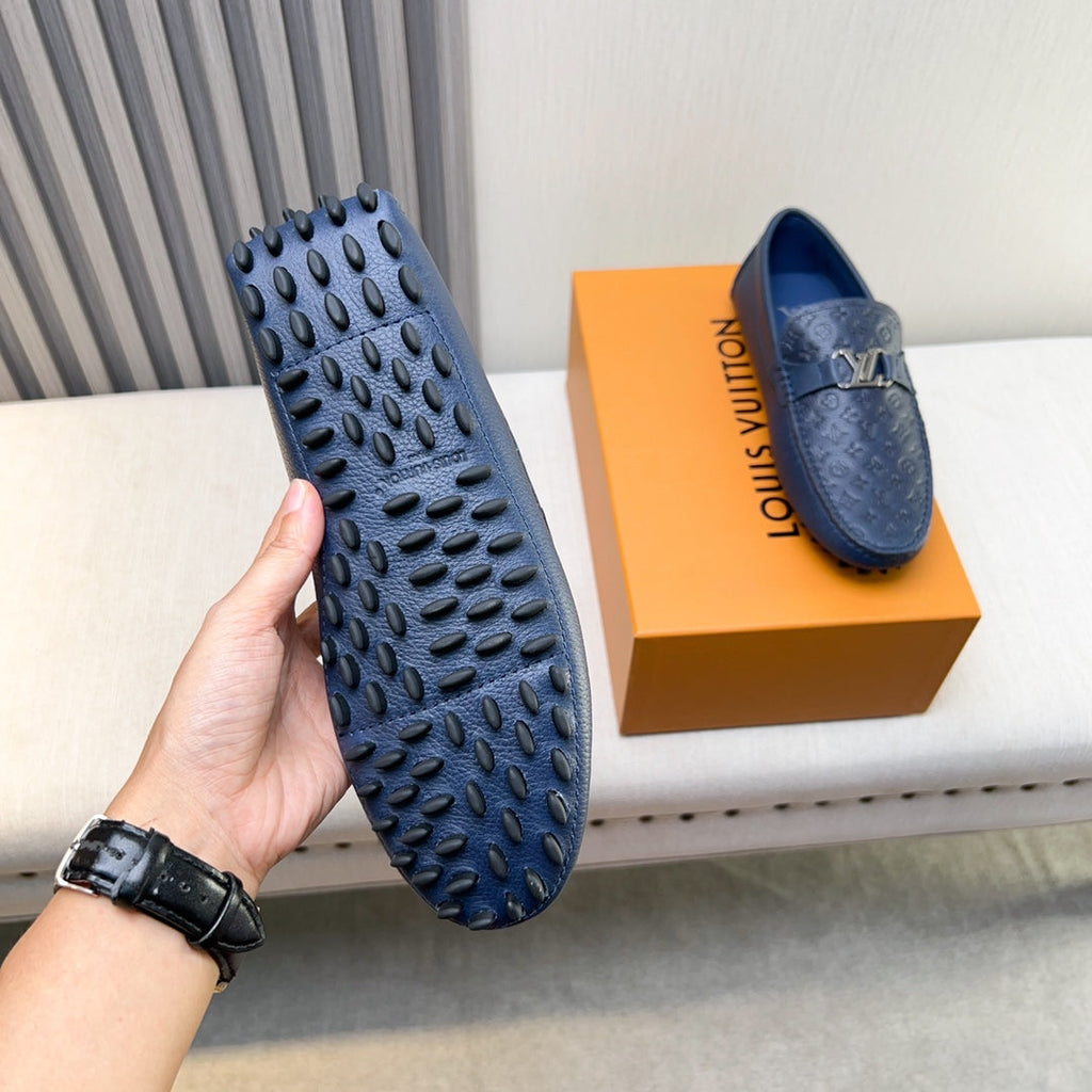 Louis Vuitton Pebbled Leather Driving Shoes