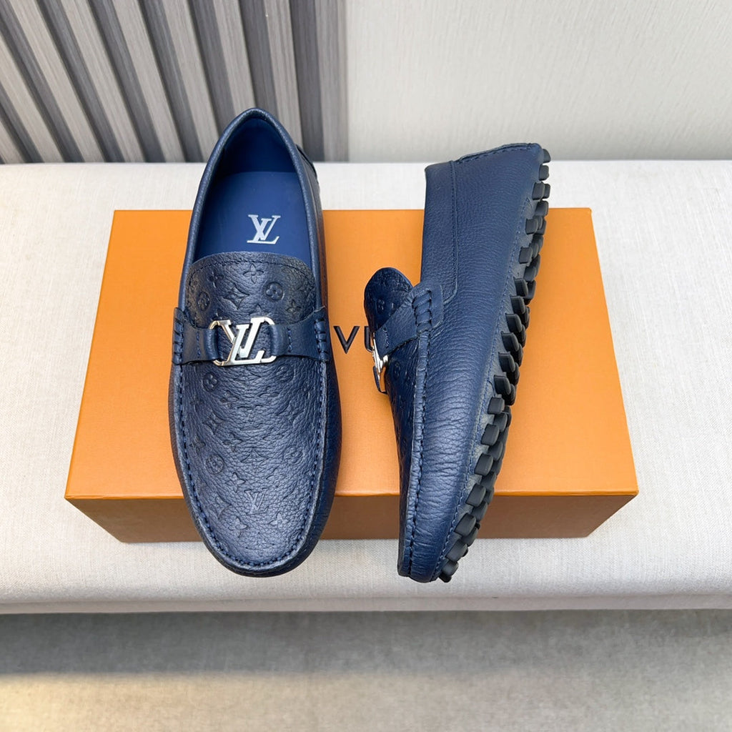 Louis Vuitton Pebbled Leather Driving Shoes