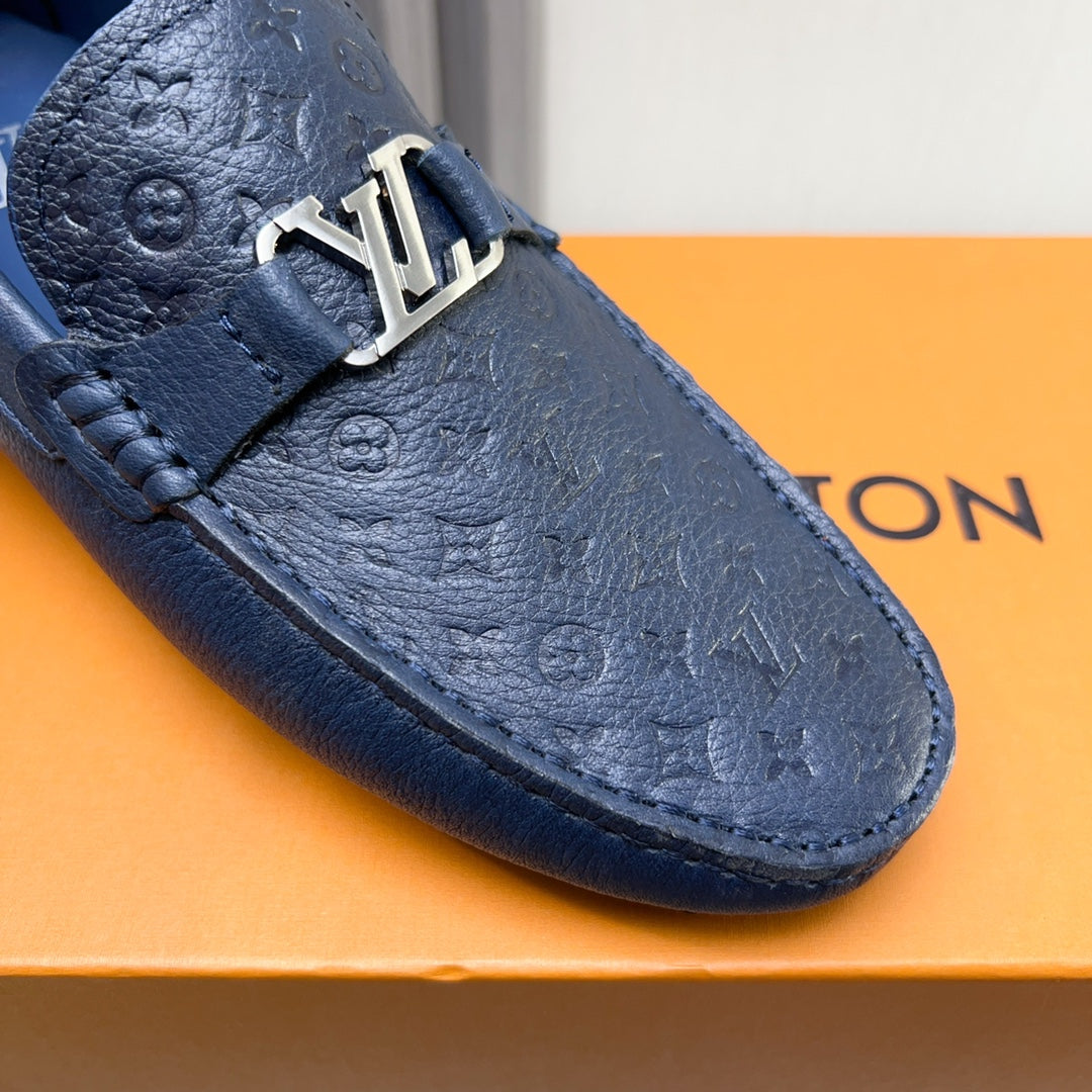 Louis Vuitton Pebbled Leather Driving Shoes