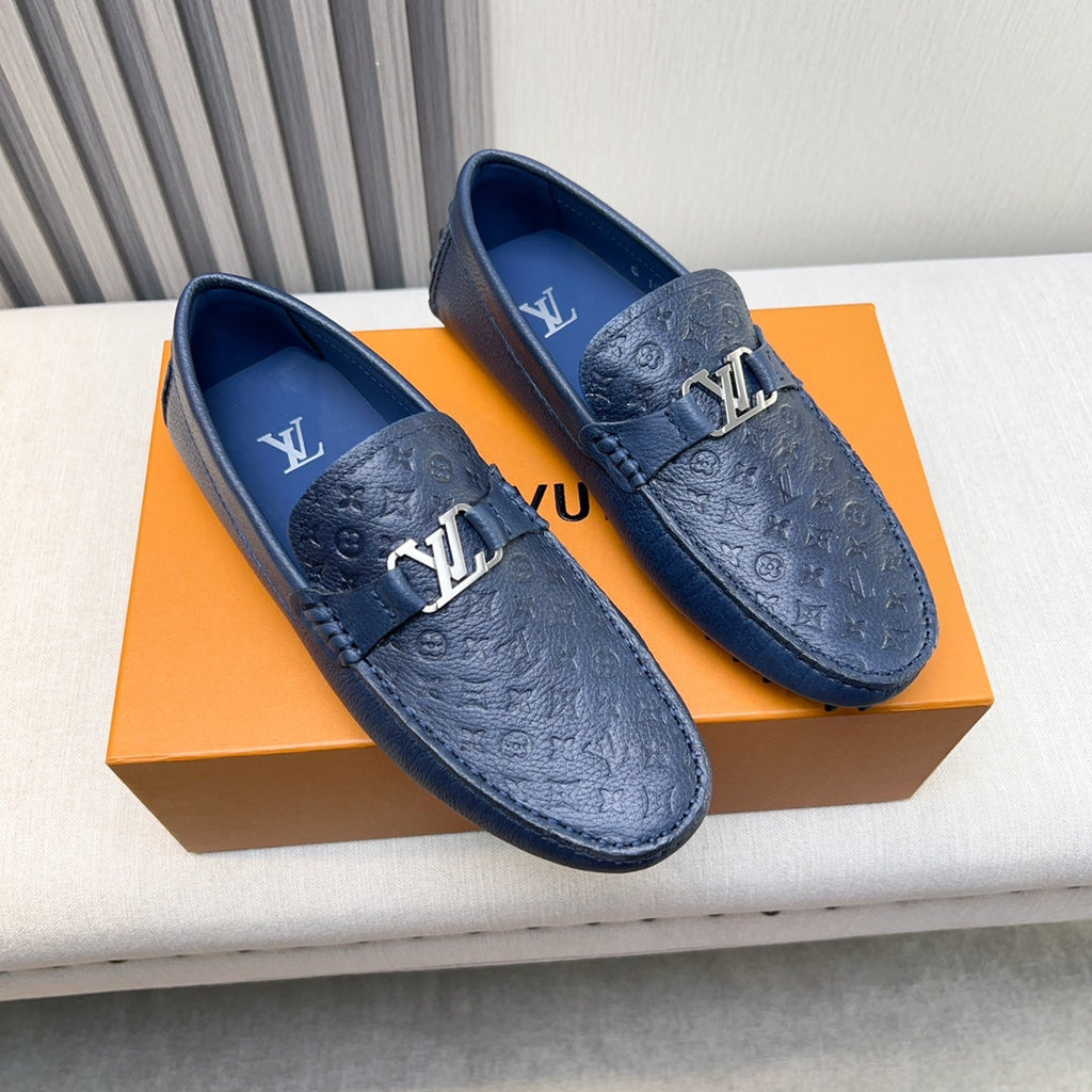 Louis Vuitton Pebbled Leather Driving Shoes
