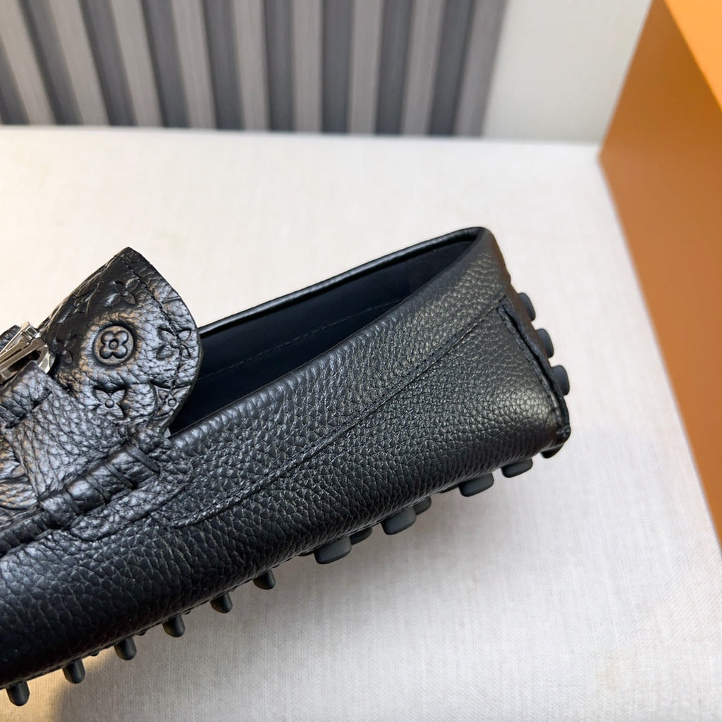 Louis Vuitton Pebbled Leather Driving Shoes