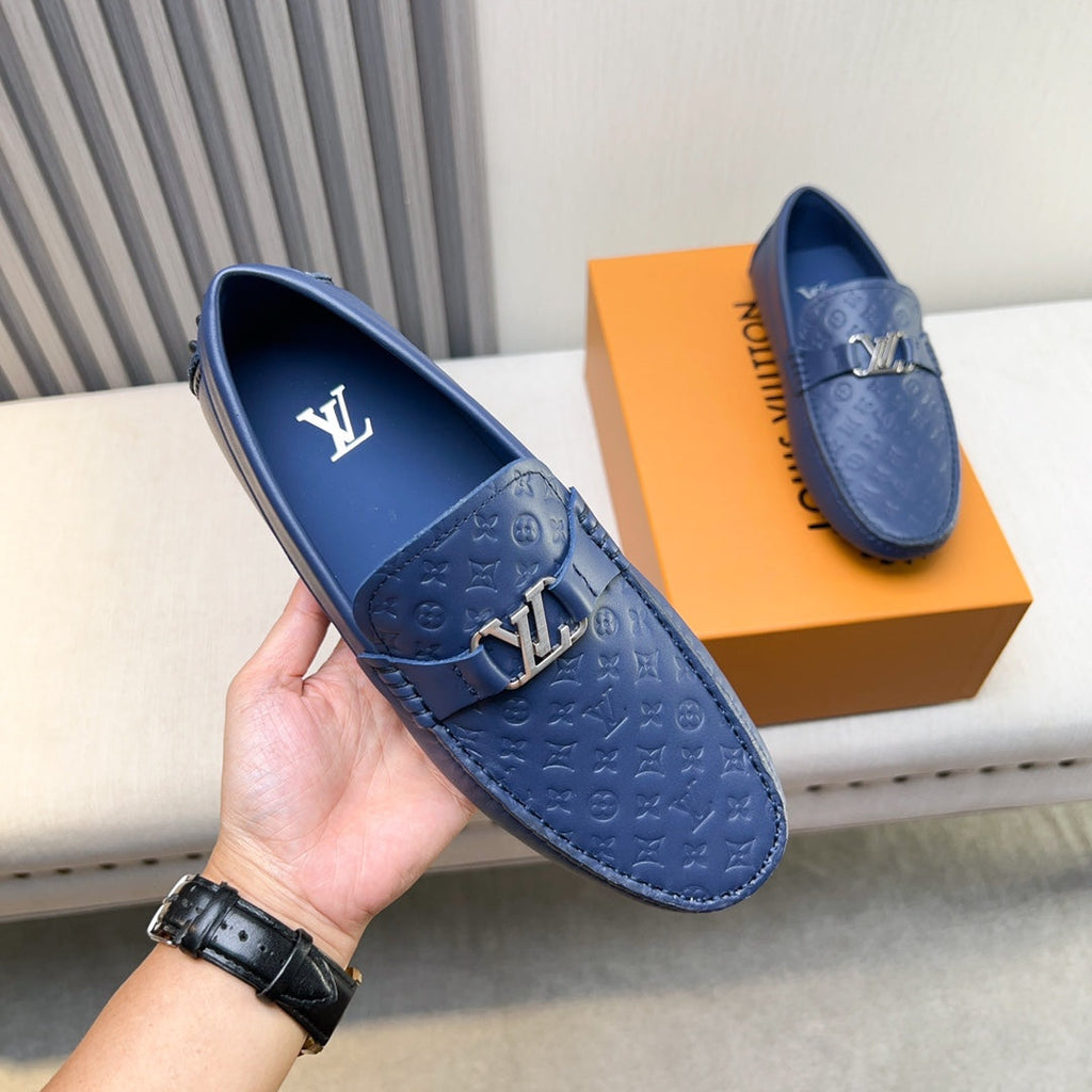 Louis Vuitton Pebbled Leather Driving Shoes
