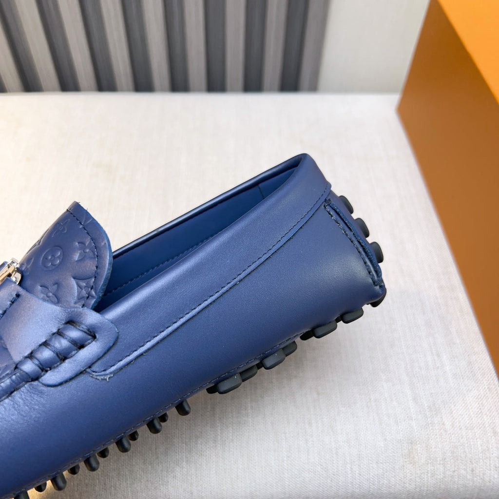 Louis Vuitton Pebbled Leather Driving Shoes