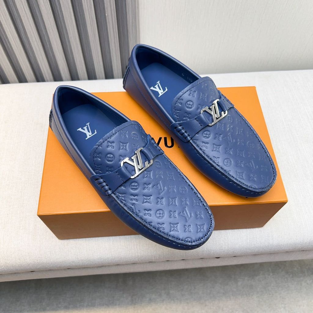 Louis Vuitton Pebbled Leather Driving Shoes
