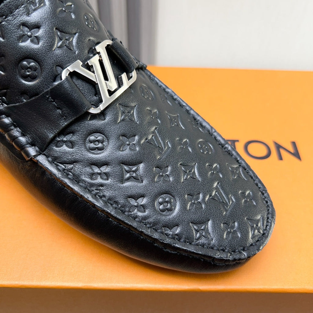 Louis Vuitton Pebbled Leather Driving Shoes