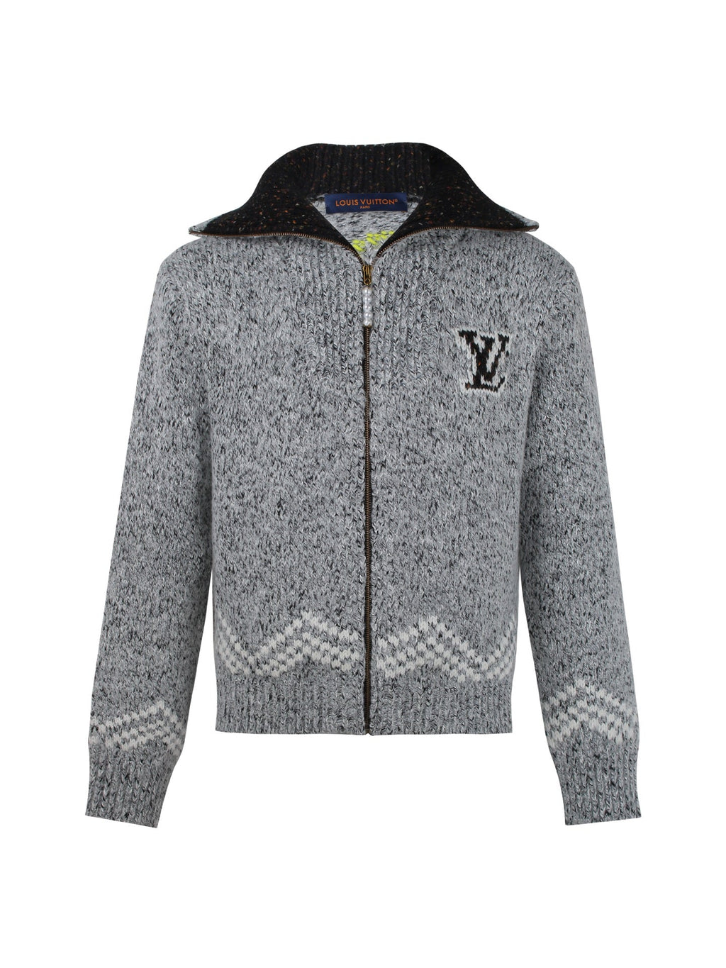 Louis Vuitton High-Neck Zipper Knit Sweater – 25SS