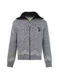 Louis Vuitton High-Neck Zipper Knit Sweater – 25SS