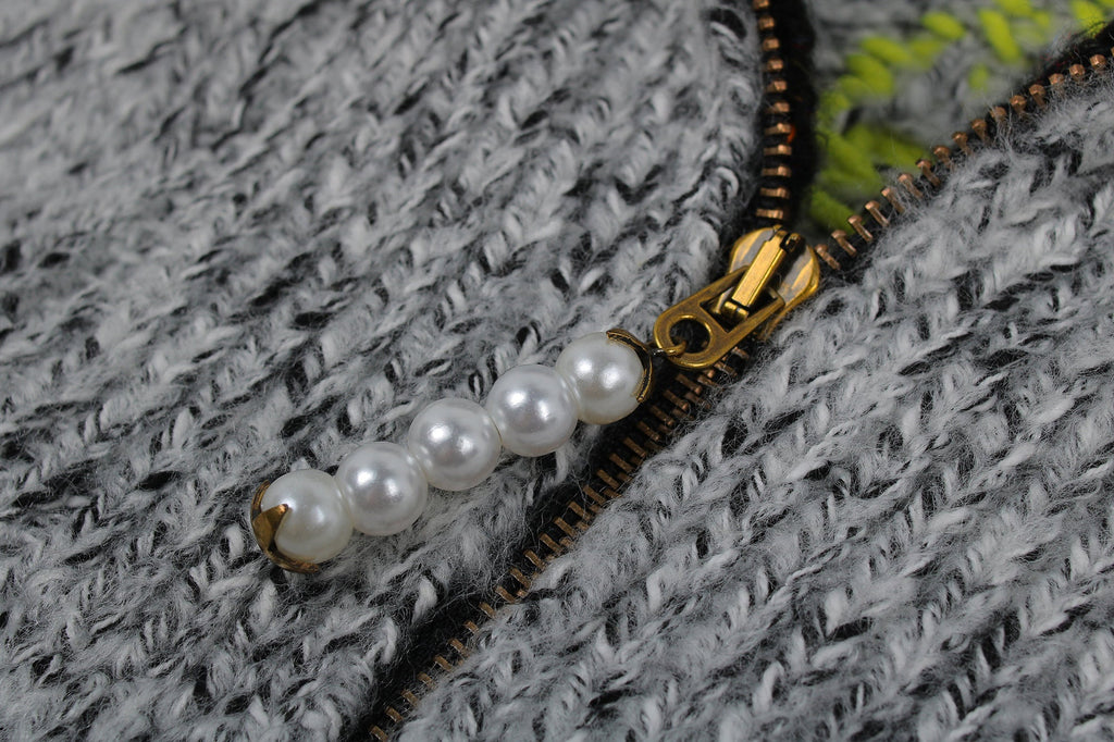 Louis Vuitton High-Neck Zipper Knit Sweater – 25SS