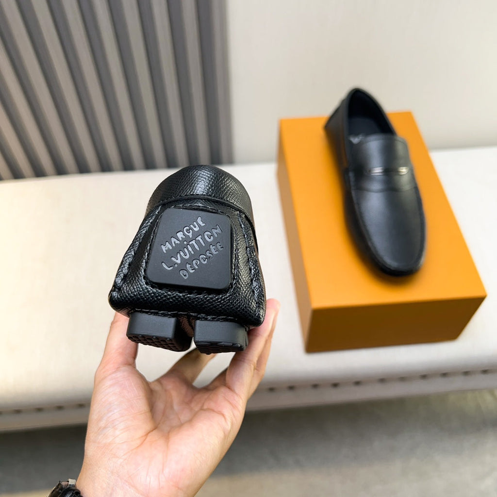 Louis Vuitton Pebbled Leather Driving Shoes