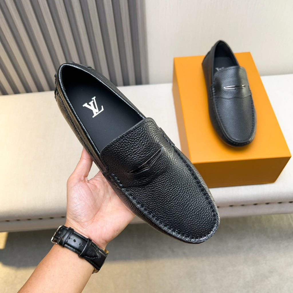 Louis Vuitton Pebbled Leather Driving Shoes