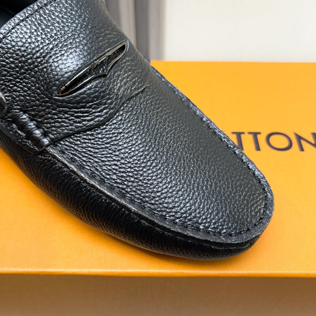 Louis Vuitton Pebbled Leather Driving Shoes