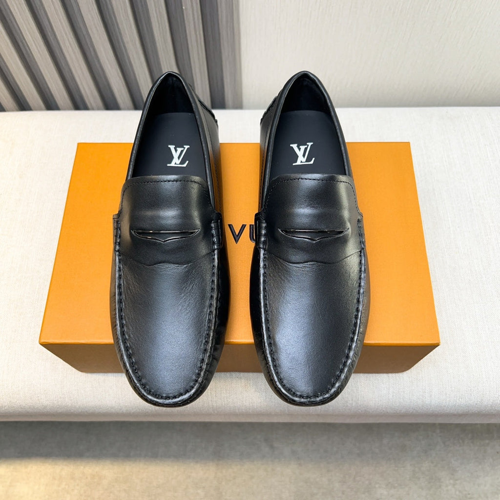 Louis Vuitton Pebbled Leather Driving Shoes