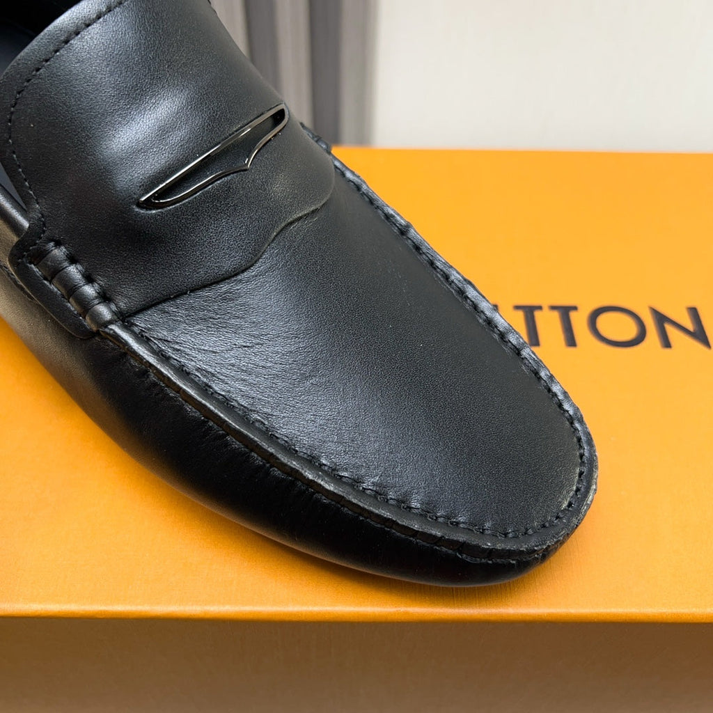 Louis Vuitton Pebbled Leather Driving Shoes