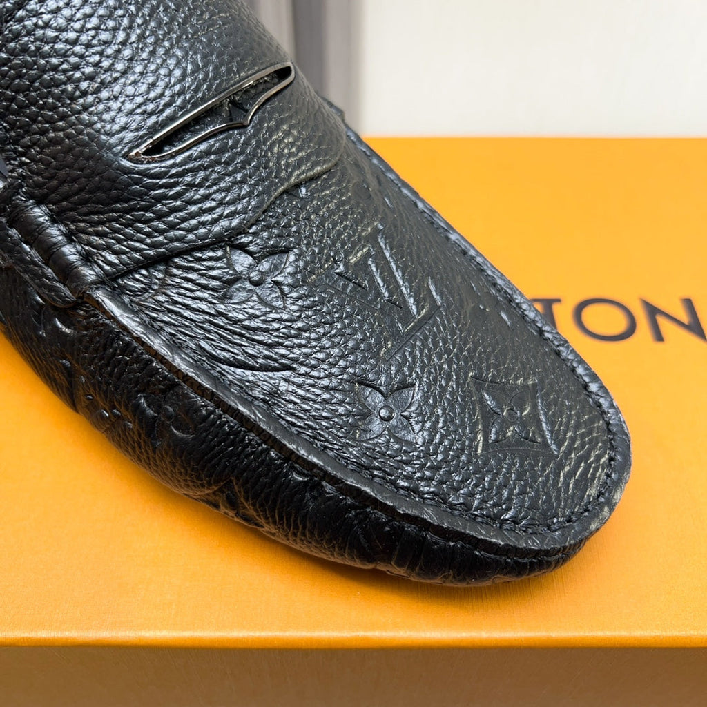 Louis Vuitton Pebbled Leather Driving Shoes