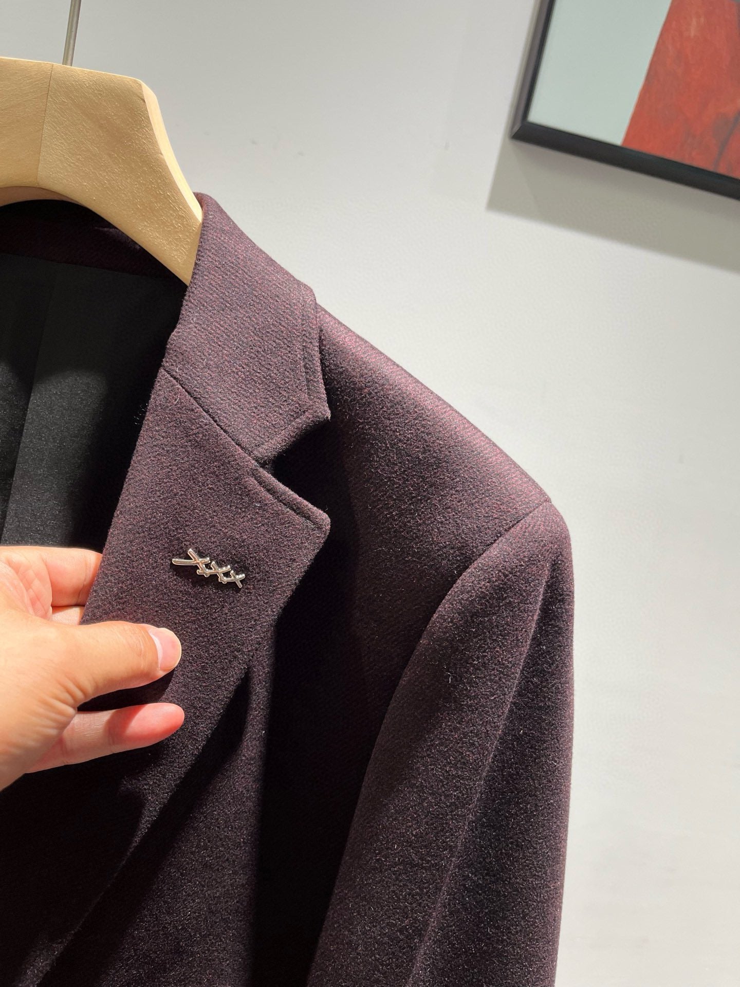 Zegna Men's Wool Houndstooth Blazer – 2025FW