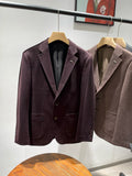 Zegna Men's Wool Houndstooth Blazer – 2025FW
