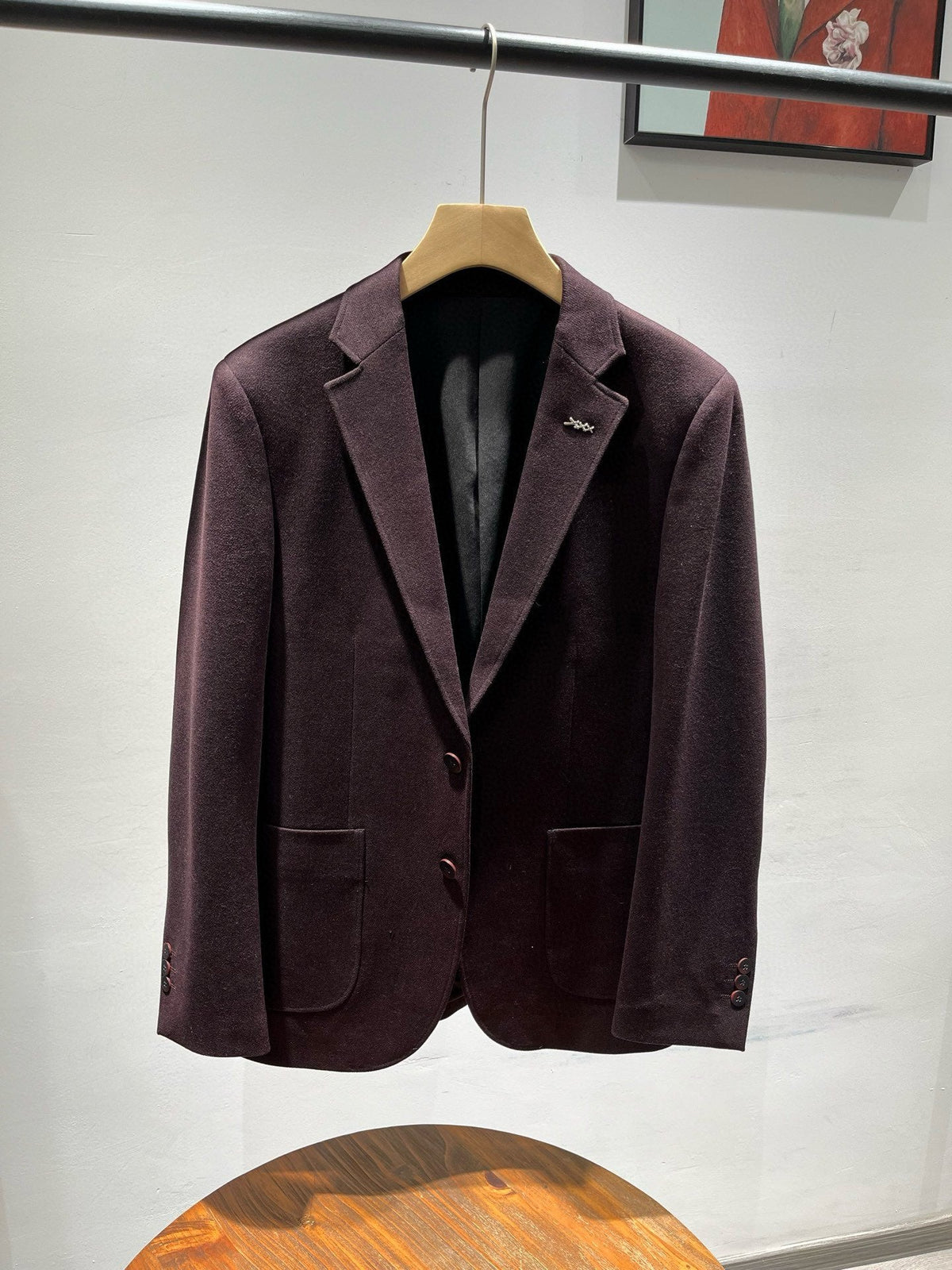 Zegna Men's Wool Houndstooth Blazer – 2025FW