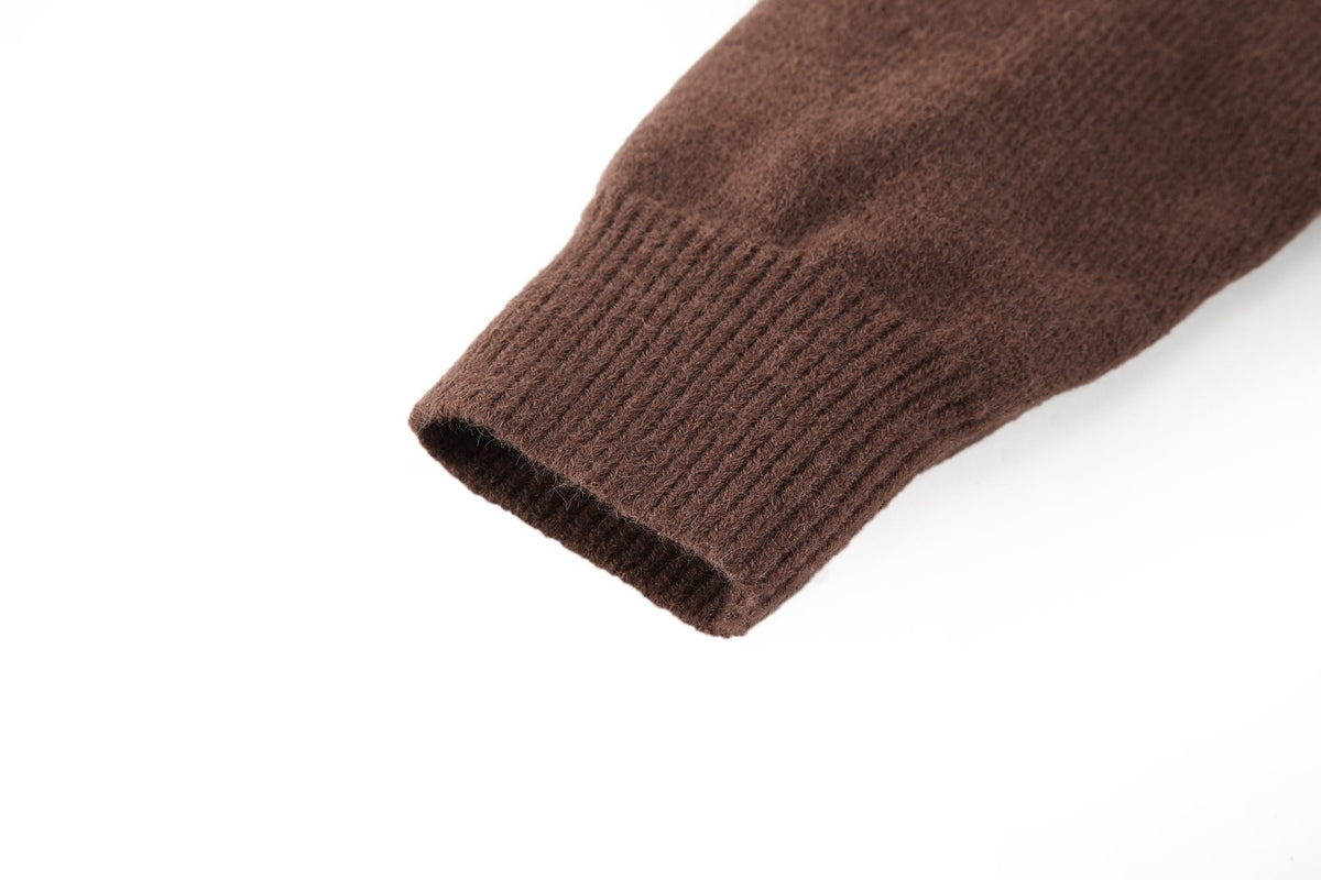 Celine Triomphe Embroidered Knit Sweater