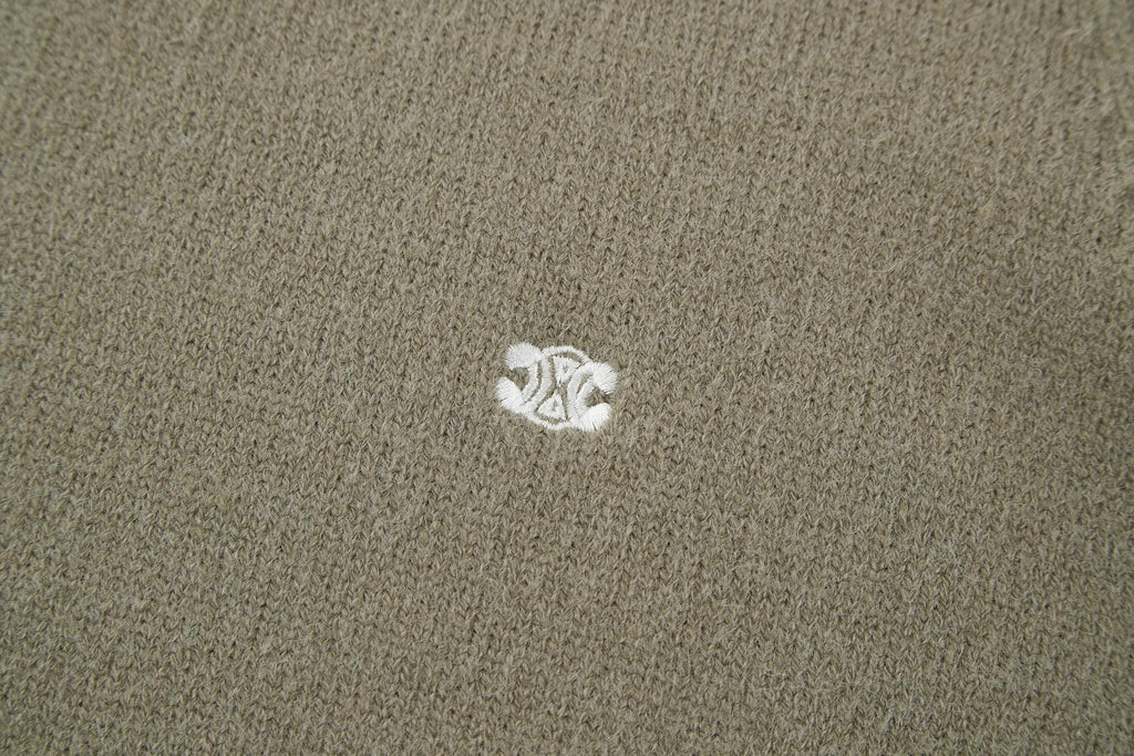 Celine Triomphe Embroidered Knit Sweater
