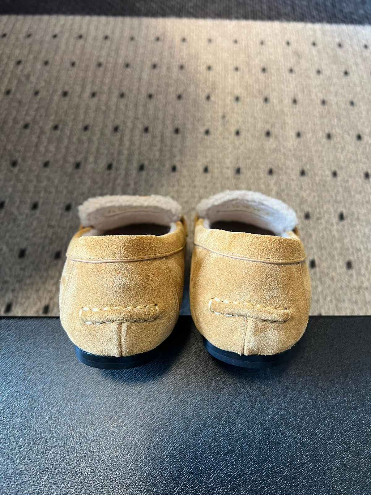 Dior Suede Fur-Lined Loafers – 25SS/FW