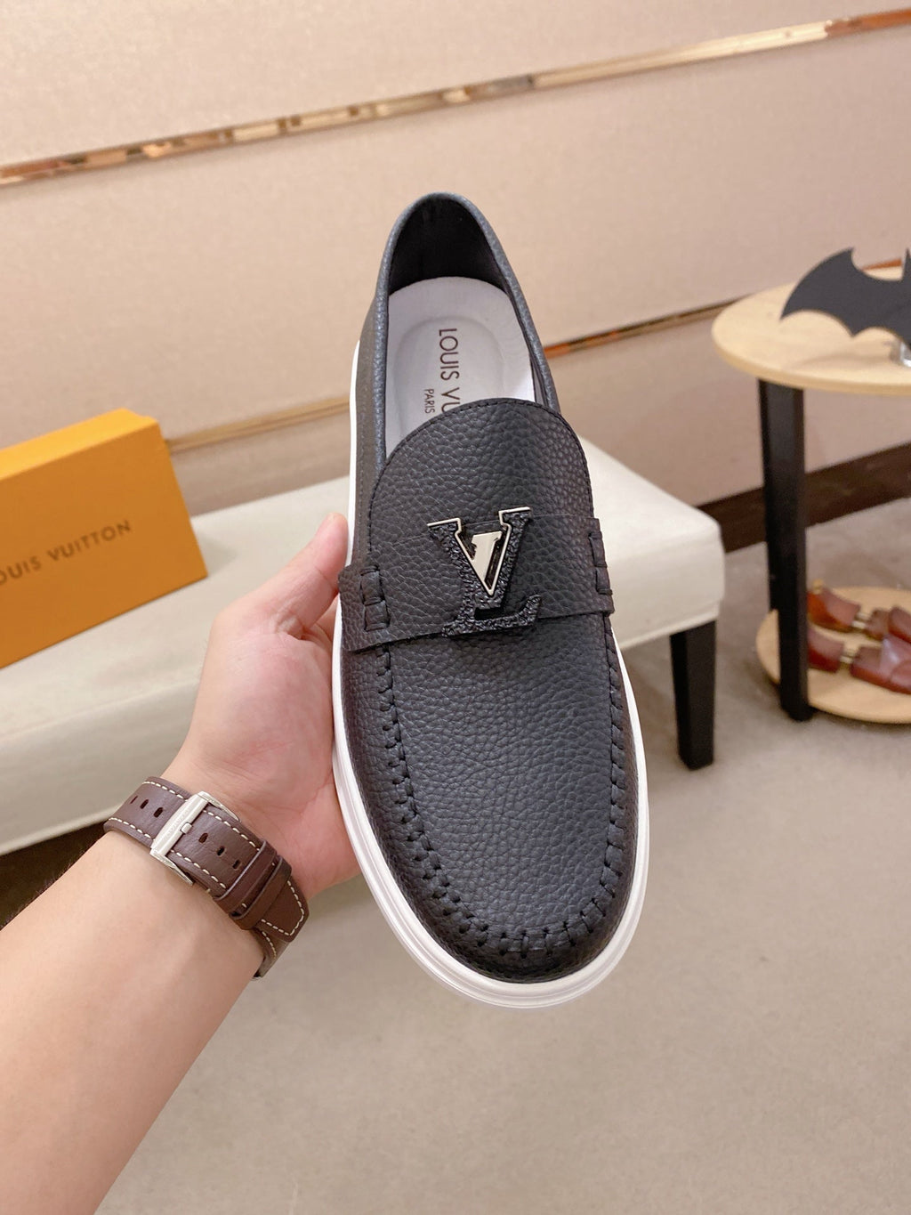 Louis Vuitton New Release Luxury Leather Loafers