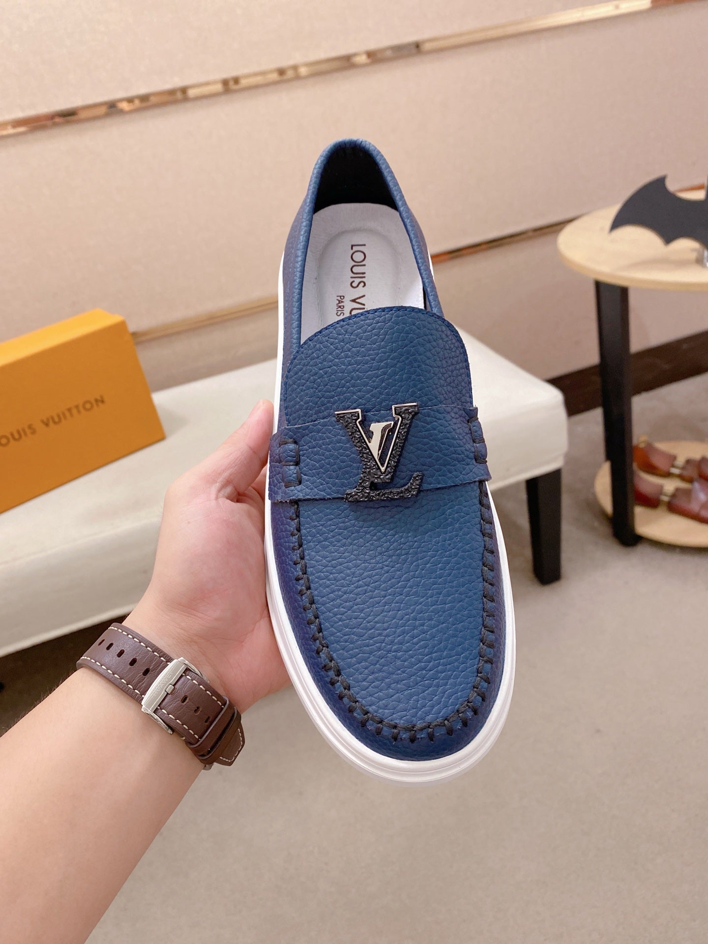 Louis Vuitton New Release Luxury Leather Loafers