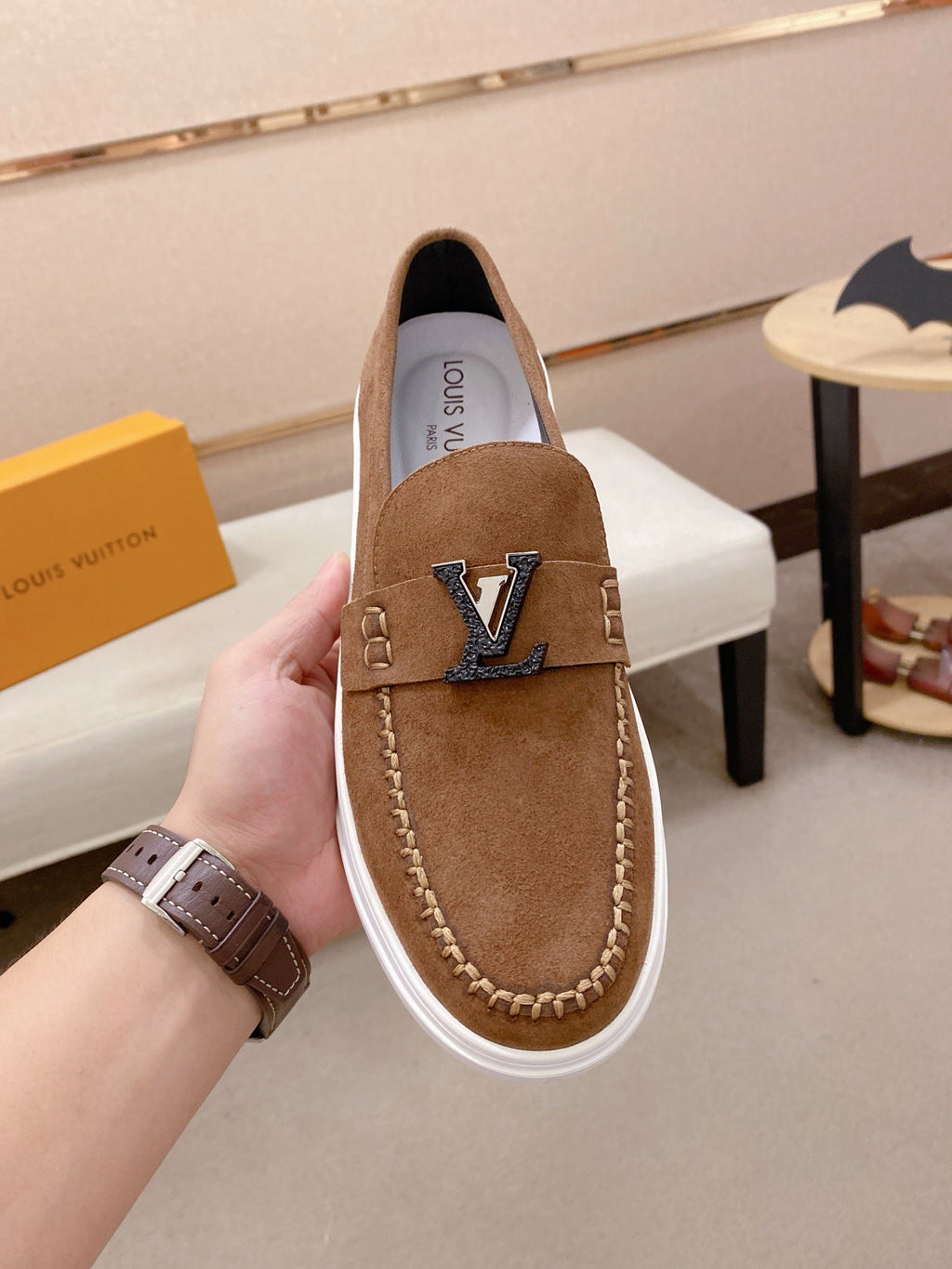 Louis Vuitton New Release Luxury Leather Loafers