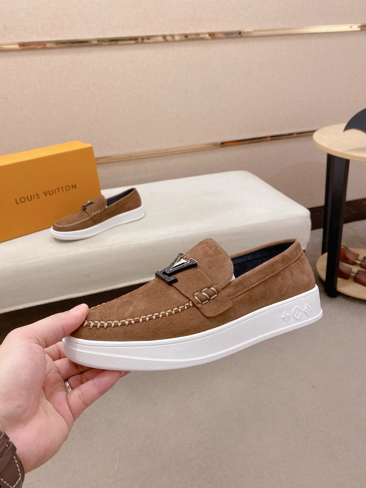 Louis Vuitton New Release Luxury Leather Loafers