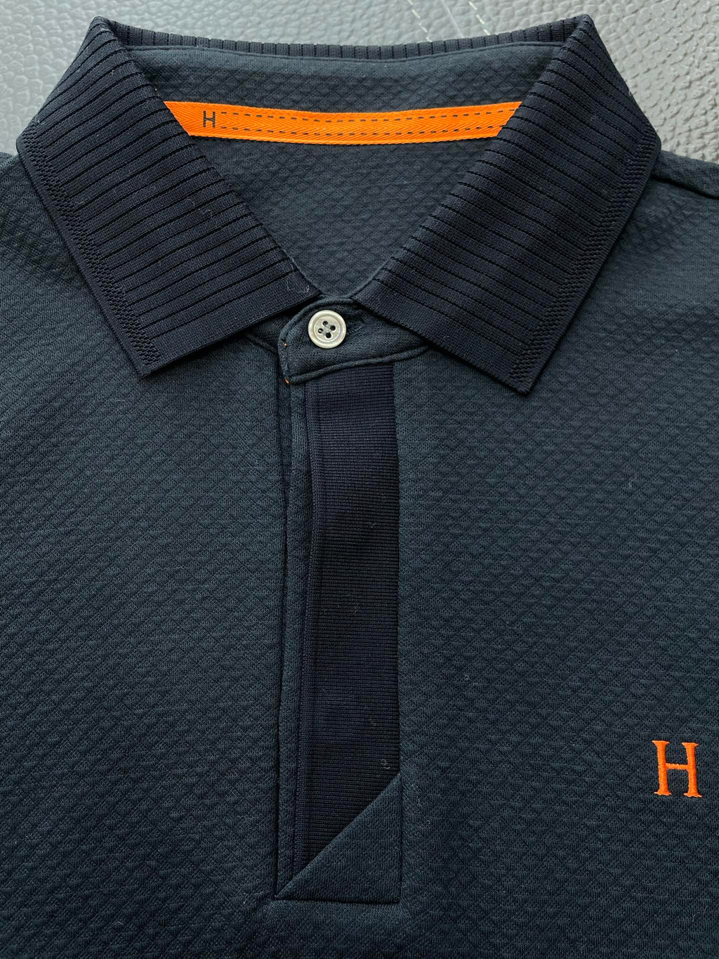 Hermès Men's Casual Long Sleeve Polo Shirt