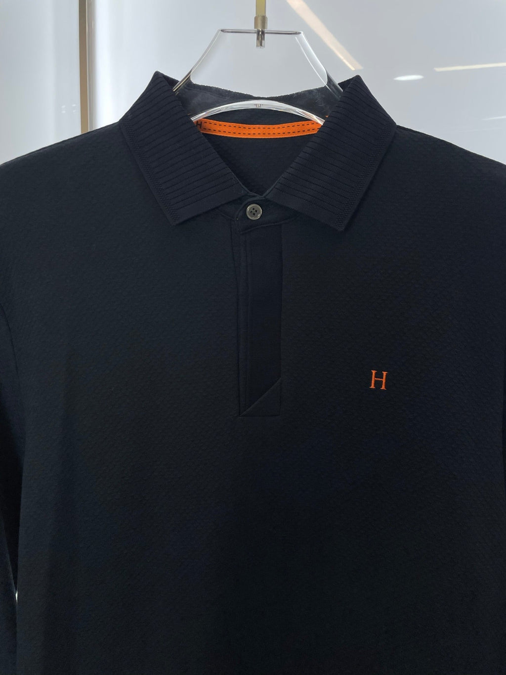Hermès Men's Casual Long Sleeve Polo Shirt