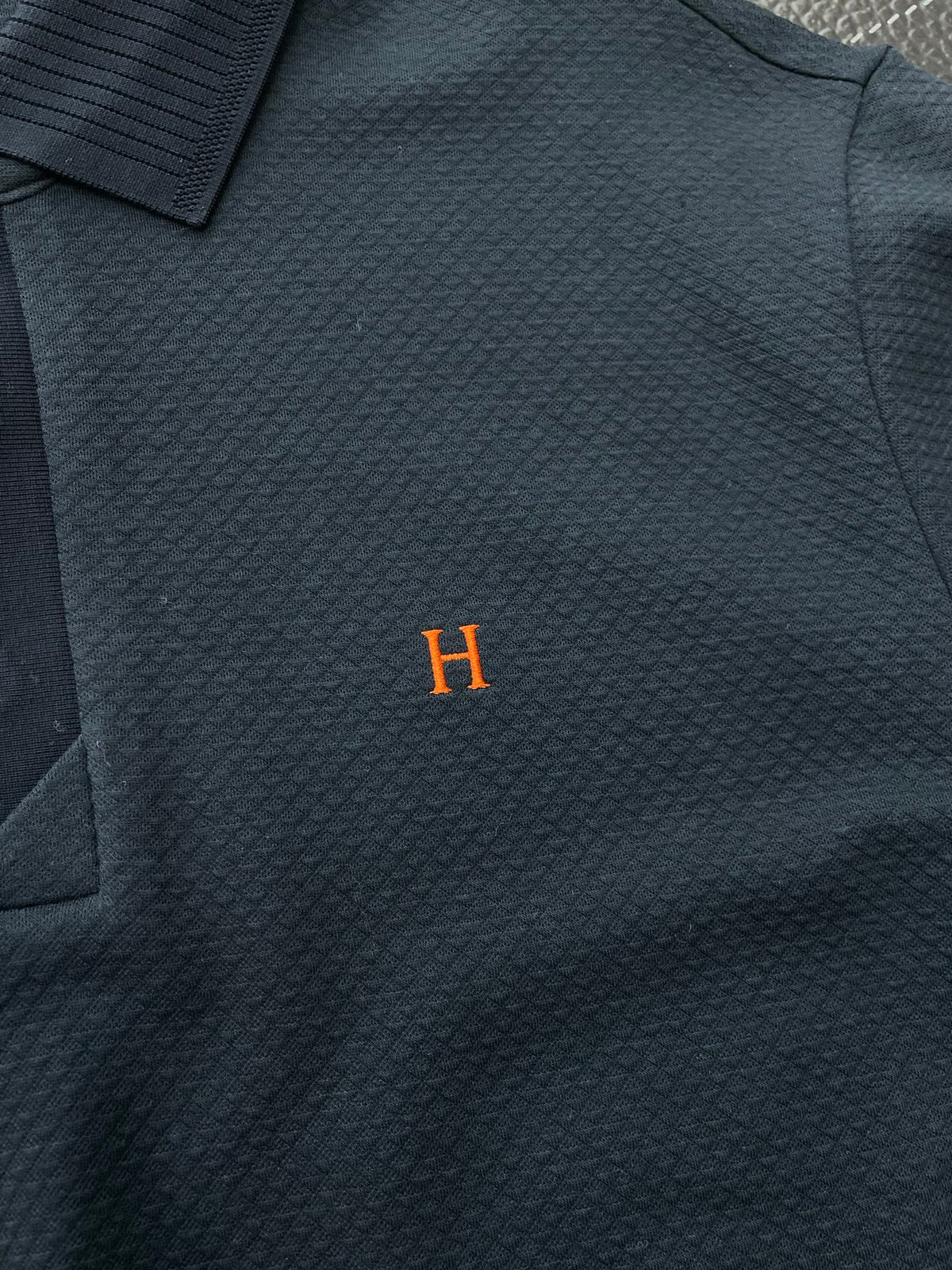 Hermès Men's Casual Long Sleeve Polo Shirt