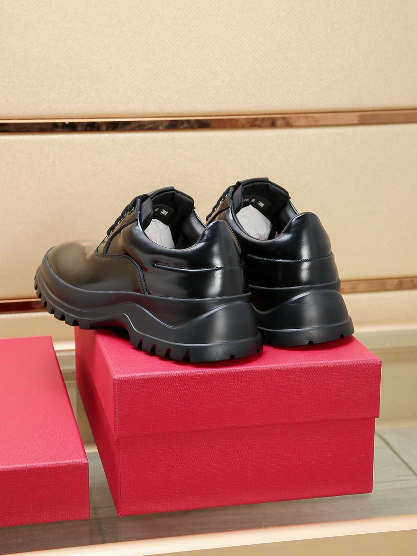 Ferragamo Business Leather Dress Shoes