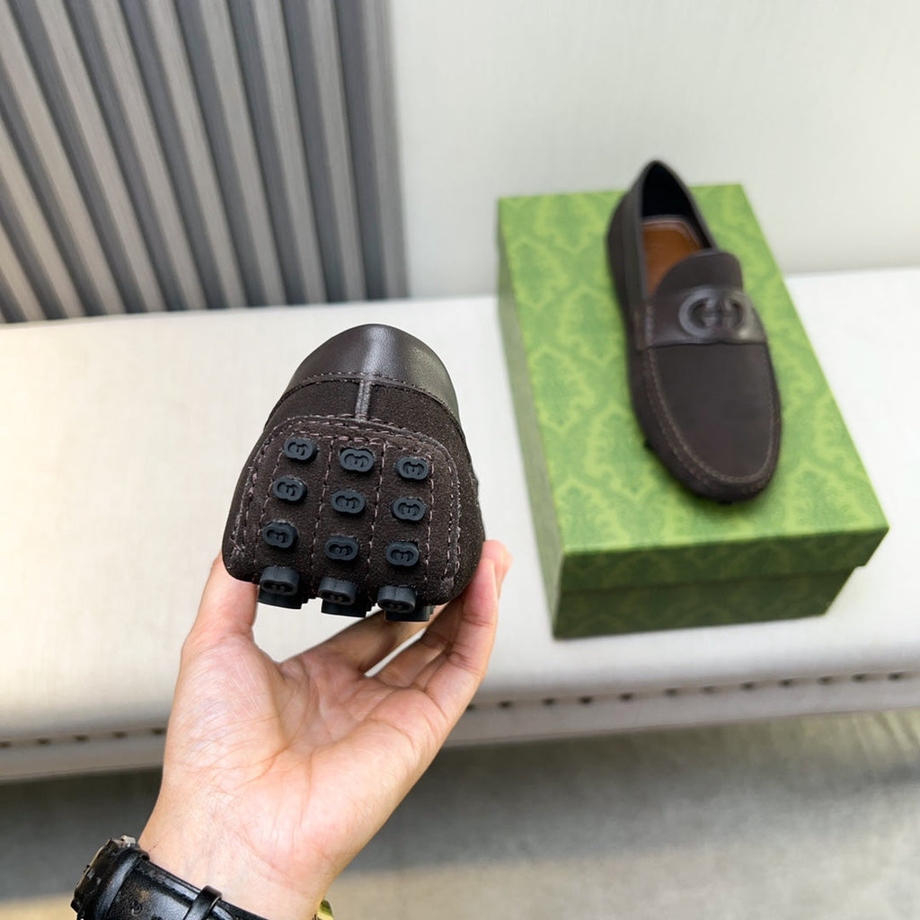 Gucci Premium Leather Loafers